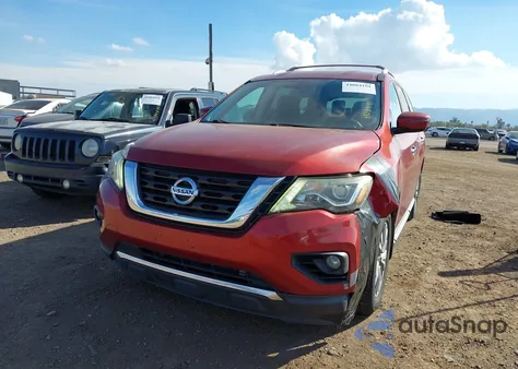 2017 Nissan Pathfinder Sv from USA, damaged, VIN 5N1DR2MNXHC627352